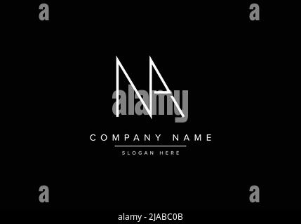Alphabet NA logo design, Creative vector logo icon design concept for business or company identity Stock Vector