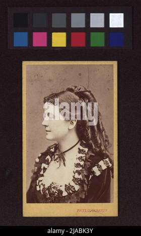 4 CDV une petite fille devenue femme. Photo de 1865 à 1872 Adèle à Wien