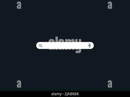 Search bar icon vector for web and app. simple style For Apps, Websites, Interfaces, Social Media Stock Vector