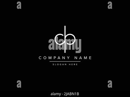 Alphabet letter monogram icon logo DP Stock Vector