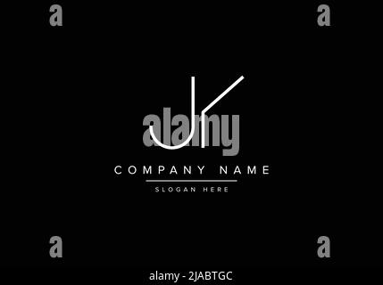 Creative minimal line art icon logo, JY monogram logo Stock Vector