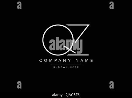 QZ or ZQ Alphabet Letters Icon Logo Monogram Vector Stock Vector Image ...