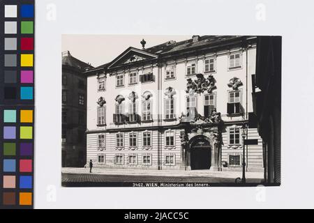 1., Judenplatz 11 - Bohemian Court Chancellery. Bruno Reiffenstein (1869-1951), photographer Stock Photo