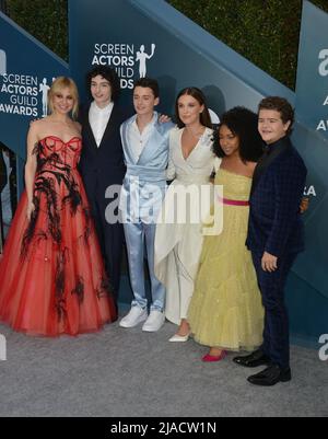 26th Annual Screen Actors Guild Award at the Shrine Auditorium in Los Angeles on January 19, 2020 in Los Angeles, CA Stock Photo