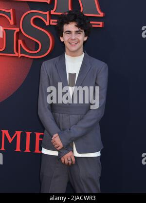 Jack Dylan Grazer 075 attend the premiere of Netflix's 'Stranger Things' Season 3 on June 28, 2019 in Santa Monica, California. Stock Photo