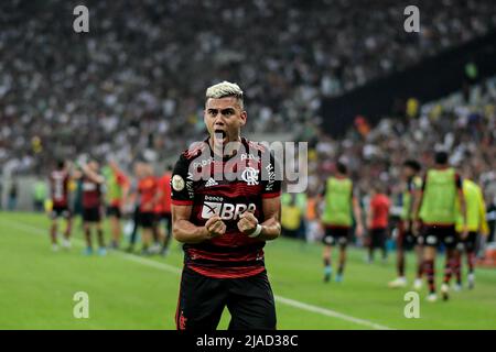 RJ - Rio de Janeiro - 05/29/2022 - BRAZILIAN A 2022, FLUMINENSE X FLAMENGO - Flamengo player Andreas celebrates his goal during a match against Fluminense at the Maracana stadium for the Brazilian A 2022 championship. Photo: Thiago Ribeiro/AGIF/Sipa USA Stock Photo