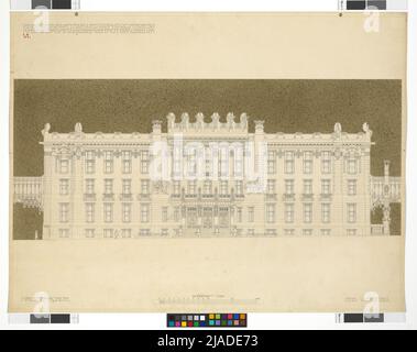 Emperor Franz Josef-Stadtmuseum, closer competition, main facade. Otto Wagner (1841-1918), architect Stock Photo