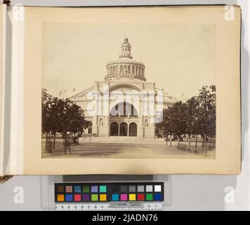 World Exhibition 1873: Industrial Palace with rotunda (without No.). Viennese photographer association, publishing house Stock Photo