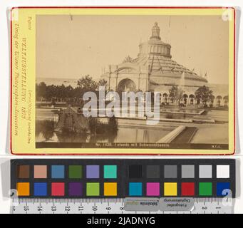 World exhibition 1873: Rotunde with swan bass (No. 1428). Michael Frankenstein & Comp. (1843-1918), Photo Studio, Viennese Photographer Association, Publishing House Stock Photo