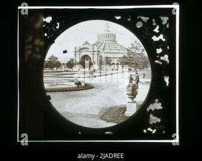 World Exhibition 1873: Industrial Palace with rotunda (without No.). Viennese photographer association, publishing house Stock Photo