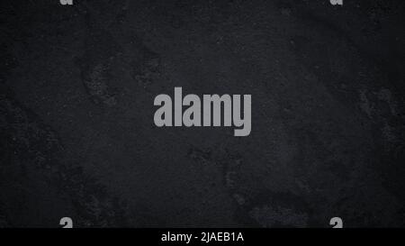 Black or dark gray grainy concrete texture background Stock Photo