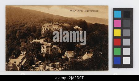 17th, Neuwaldegg - Neuwaldegger Castle/Schloss Schwarzenberg, postcard. Verlag Josef Popper (J. P. W.), producer Stock Photo