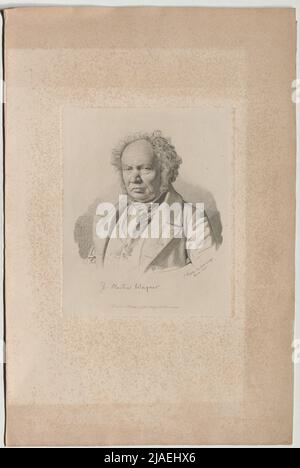 Jo. Martin Wagner. '. Johann Martin Wagner, painter. Carl Gotthelf Küchler (1807-1843), Etcher, G. G. Lange, Printer, G. G. Lange, publisher Stock Photo