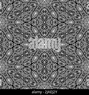 Abstract 3d Geometric Seamless Wallpaper Pattern Inspired By The 