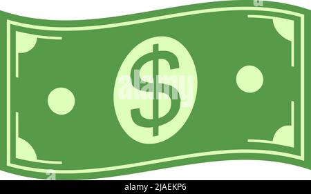Icons money dollar, flat bundle cash symbol payment pay money Stock Vector
