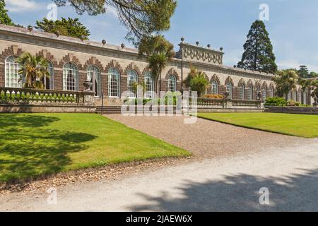 Orangery (1790), Margam Country Park, Margam, Port Talbot, South Wales, UK Stock Photo