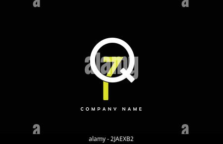YQ, QY Alphabets Letters Logo Monogram Stock Vector
