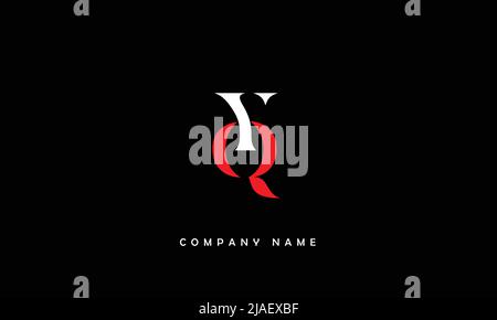 YQ, QY Alphabets Letters Logo Monogram Stock Vector