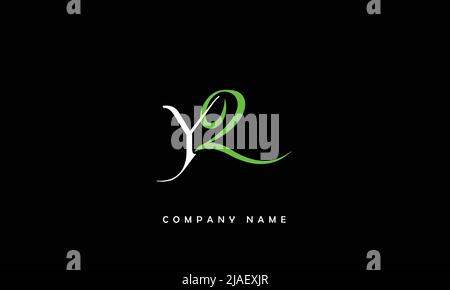 YQ, QY Alphabets Letters Logo Monogram Stock Vector
