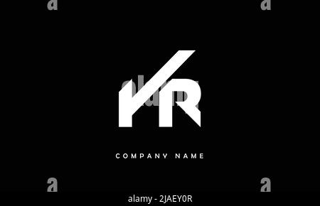 YR, RY Alphabets Letters Logo Monogram Stock Vector