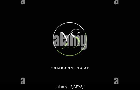 YS, SY Alphabets Letters Logo Monogram Stock Vector