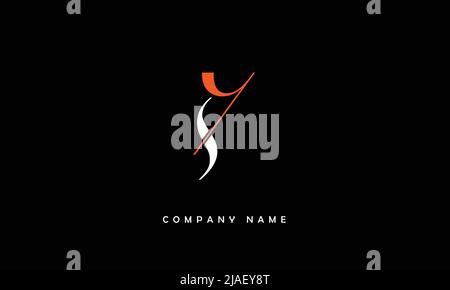 YS, SY Alphabets Letters Logo Monogram Stock Vector