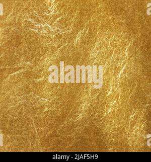 Gold leaf texture close up Stock Photo