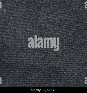Seamless black denim cotton jeans fabric texture background and ...