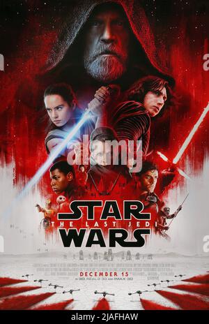 Star Wars: Episode VIII - The Last Jedi - Movie Poster / Print (Character  Grid / Watercolor Art) (Black Poster Hanger) 