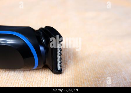Clipper shaving head close up Stock Photo