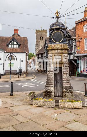 The market town of Much Wenlock, Shropshire, Englan, UK. Stock Photo