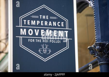 Halifax West Yorkshire, sign The Temperance Movement