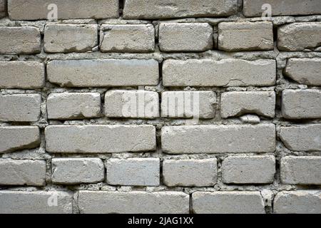 Gray brick masonry. Brick wall Stock Photo