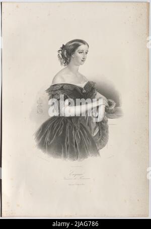 Eugenie de Montijo, Empress of France by Franz Xavier Winterhalter
