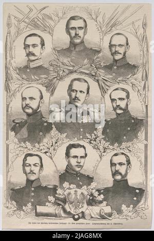 The victims of the Schleswig-Holstein campaign: III. From the Prussian army. ' Stock Photo