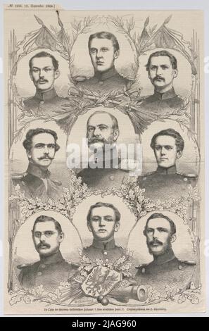 The victims of the Schleswig-Holstein campaign: I. of the Prussian army; 2. '. Prussian victims of the German-Danish (Schleswig-Holstein) war (from' illustrated newspaper '). Unknown Stock Photo