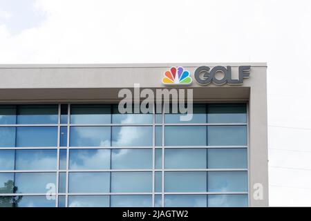 Golf Channel logo sign on their office building in Orlando, Fl, USA. Stock Photo