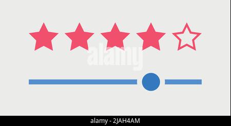 Good rating semi flat color vector object Stock Vector