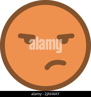 Unsatisfied customer reaction semi flat color vector object Stock Vector