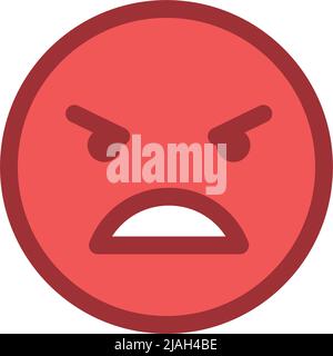 Mad and angry customer semi flat color vector object Stock Vector