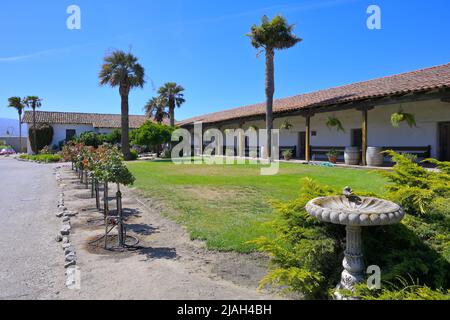 The historic Mission Nuestra Señora de la Soledad, California CA Stock Photo