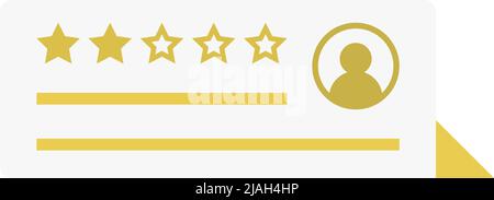 Unsatisfied customer comment comment semi flat color vector object Stock Vector