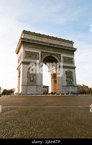 Triumphal arch - Paris, France Stock Photo