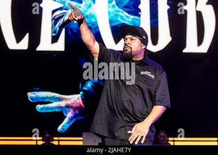 Napa, USA. 28th May, 2022. Mount Westmore - ICE CUBE performs during the 2022 BottleRock Napa Valley at Napa Valley Expo on May 28, 2022 in Napa, California. Photo: Chris Tuite/imageSPACE/Sipa USA Credit: Sipa USA/Alamy Live News Stock Photo