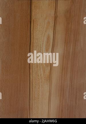 Surface of wooden cutting board, top view. Empty space. Place for text, design, presentation, for pictures of dishes in the restaurant. Food advertisi Stock Photo