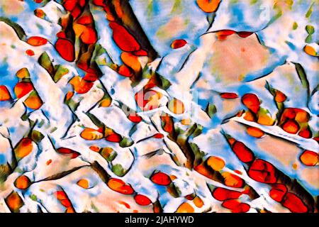 green and red abstract textured designed background for design purpose Stock Photo