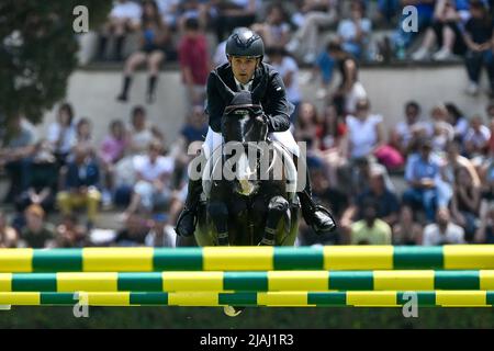 Roma, Italy. 29th May, 2022. Sergio Alvarez Moya (ESP) during Premio 10 - Rome Rolex Grand Prix of the 89th CSIO Rome 2022 at Piazza di Siena in Rome on 28 May 2022 Credit: Independent Photo Agency/Alamy Live News Stock Photo