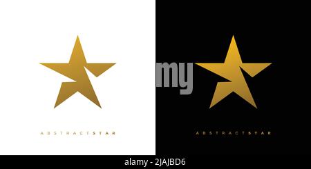 Elegant and professional star logo abstract design Stock Vector
