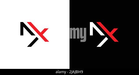 Modern and elegant MX logo design Stock Vector