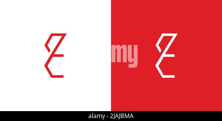 Modern and unique CC letter initials logo design Stock Vector